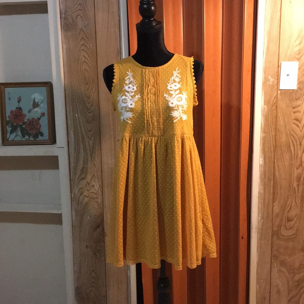 Yellow Lacey dress